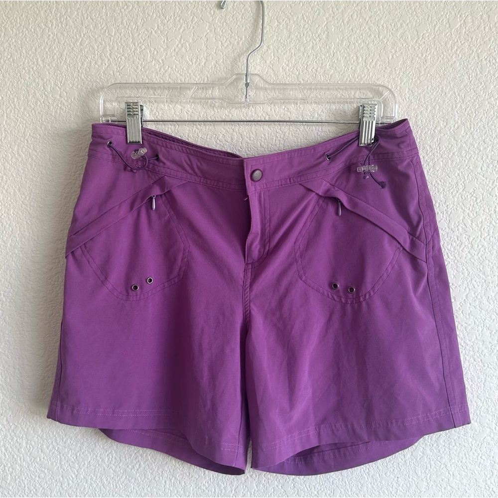 Title Nine Purple Nimblene Nylon Shorts Size 6